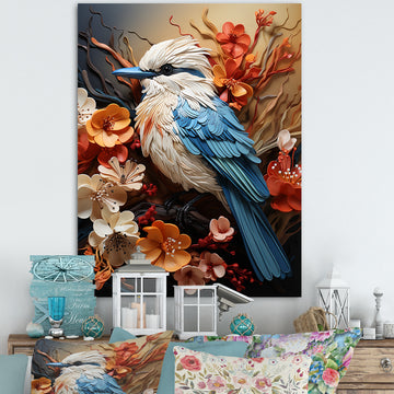 Bold Brushstrokes Convey The Freedom Of Birds - Bird Living Room Wall Art